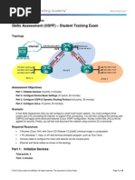 CCNA Routing Protocols OSPF Skills Assessment