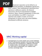 Working Capital Management for MNCs.st