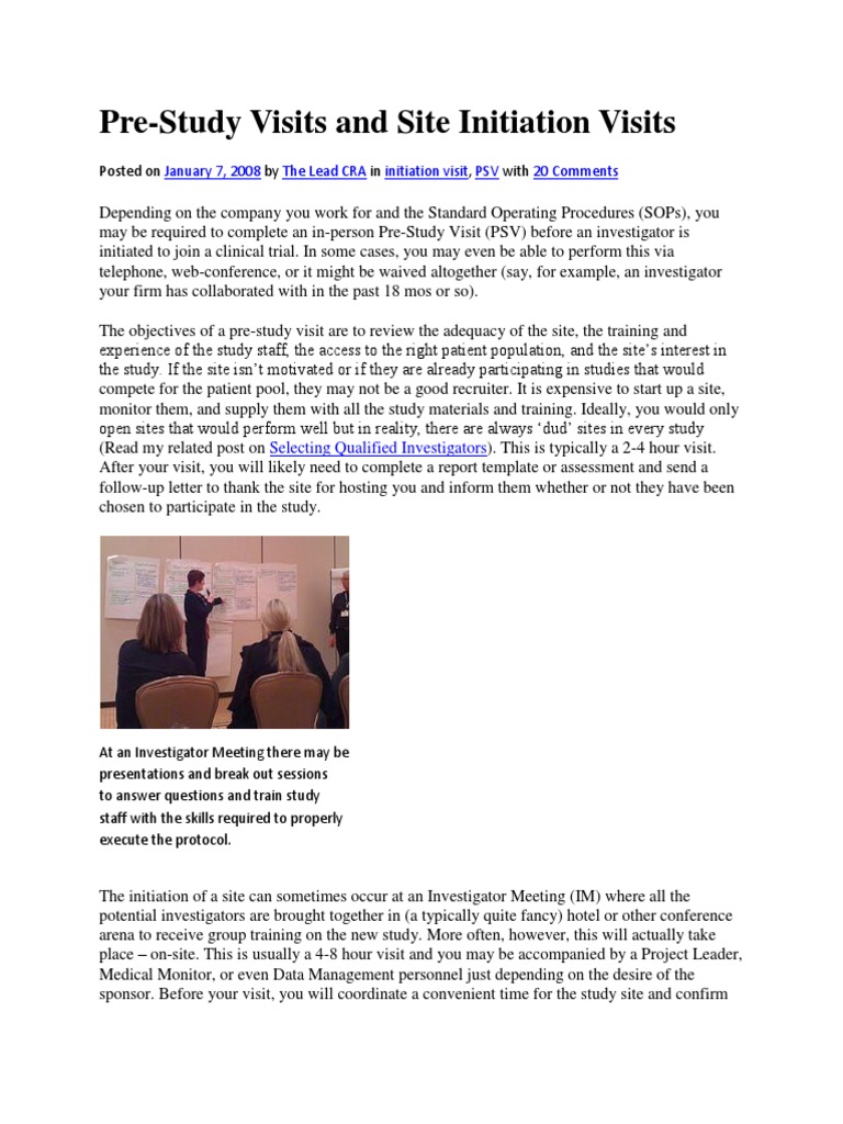 Routine Monitoring Visits | PDF | Clinical Trial | Institutional Review ...