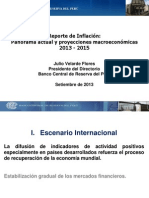 Reporte de Inflacion Setiembre 2013 Presentacion