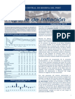 Reporte de Inflacion Setiembre 2013 Sintesis