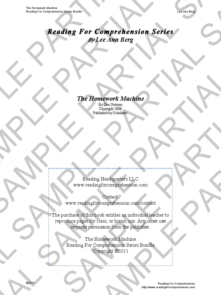 The homework machine pdf picture