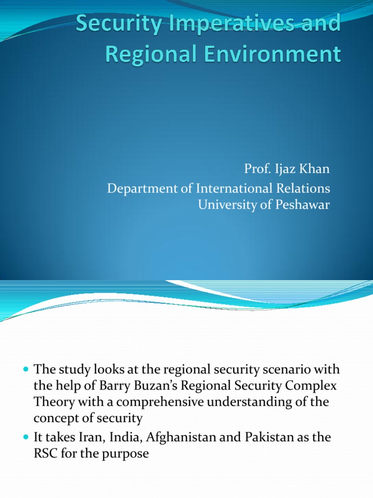 Regional Security Dynamics in South Asia | PDF | Pakistan | Cold War