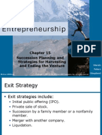 Succession Planning and Strategies For Harvesting and Ending The Venture