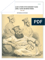 Settlements, Villages & Towns of The Shahdadkot Taluka UnderKalhora, Talpur & British Periods 1701-1947