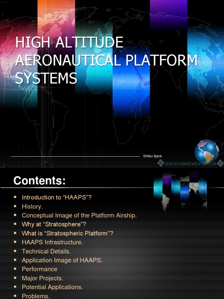 High Altitude Aeronautical Platform Systems | PDF