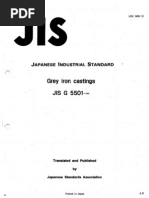 JIS G5501-1995 Gray Iron Castings