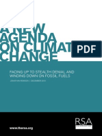 A New Agenda On Climate Change