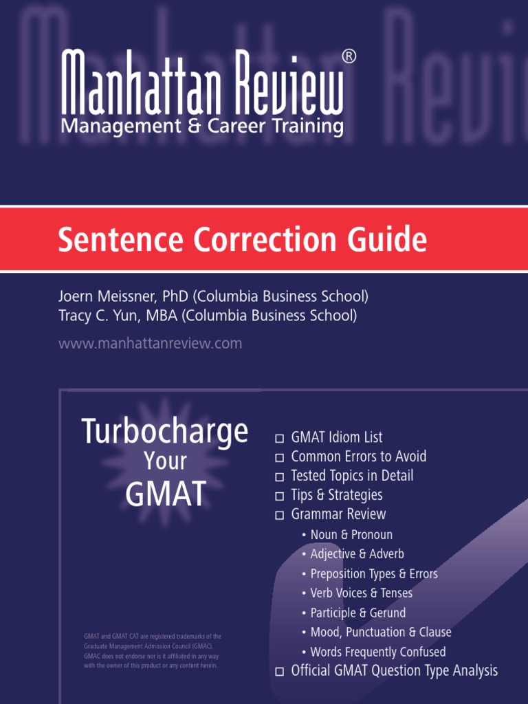 Gmat Sentence Correction Free Pdf – IOOLJ