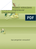 Ciri Ciri Pribadi Wirausaha