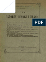 Bogdan Petriceicu Hașdeu - Din istoria limbeĭ române