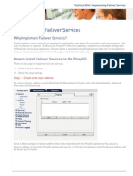 Implementing Failover Services Proxysg