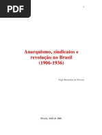 Tese Sobre Anarquismo e Sindicato No Brasil
