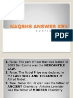 Naqbhs Answer Key