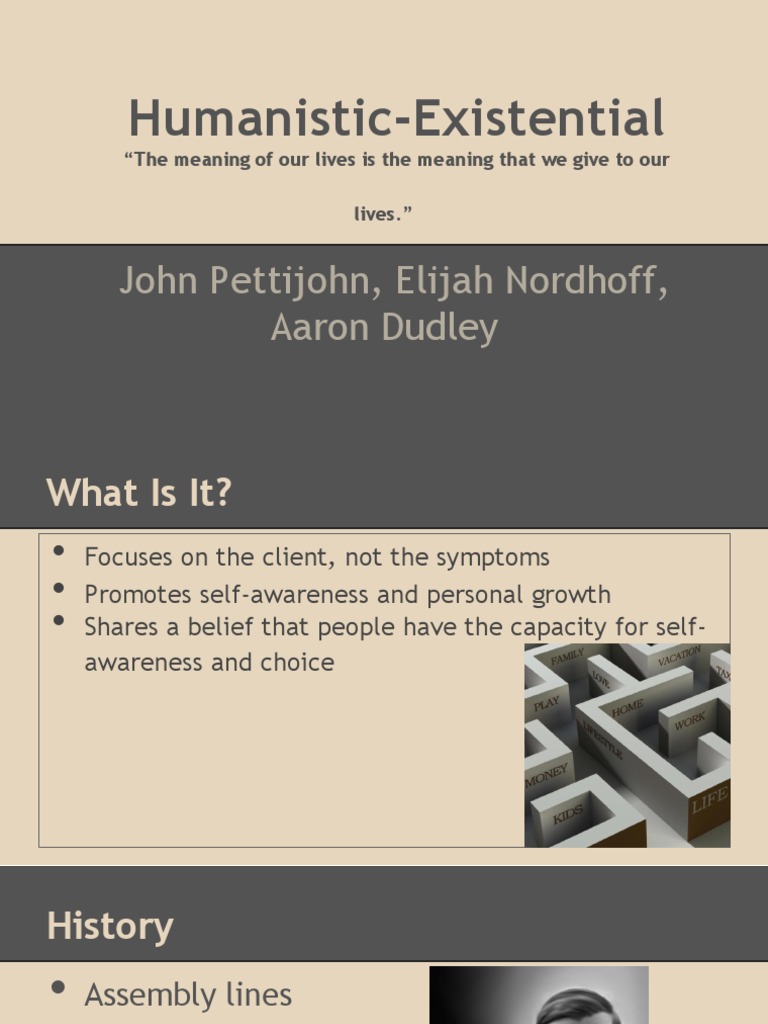 Humanistic-Existential Therapy Overview | PDF | Science & Mathematics