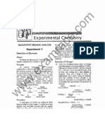 Chemistry Experimental Chemistry