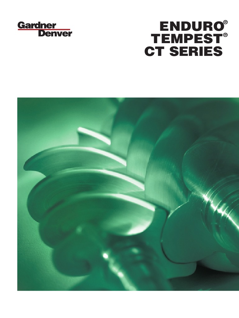 Enduro Tempest CT | PDF | Gas Compressor | Mechanical