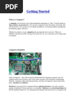 Getting Started in Computers