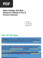 Hee Cheng V Krishnan Business Law Private Law