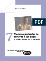 7 Maneras Probadas de Motivar a Los Ninos a Rendir Mejor en La Escuela