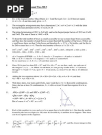 Math Olympiad | PDF