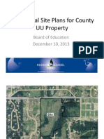 Hudson School District: Conceptual Site Plans For County UU Property