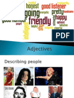 Adjectives People and Food