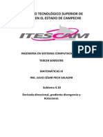 Gradiente, Divergencia y Rotacional.