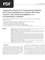 7 Comparative Study of 2% Sertaconazole Solution and Cream Formulation in Patients With Tinea Corporis...