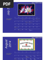 School Calendar 2008-2009 | PDF | Further Education | Schools