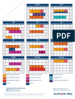 Alstom MSC Training Schedule - 2013-2