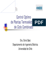 Control Optimo de Plantas Termoelectricas
