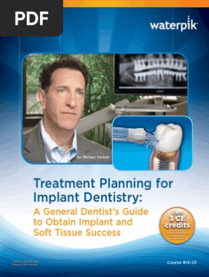 Waterpik Treatment Planning for Implant Dentistry ContinuingEducation
