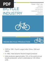 Field Research - Bicycle Industry