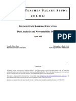 Illinois State Board of Education 2012-13 teacher salary study