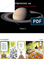 Astronomy 161: Introduction To Solar System Astronomy