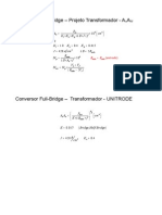 Full Bridge - Formulas PDF