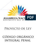 COIP - Código Orgánico Integral Penal Del Ecuador