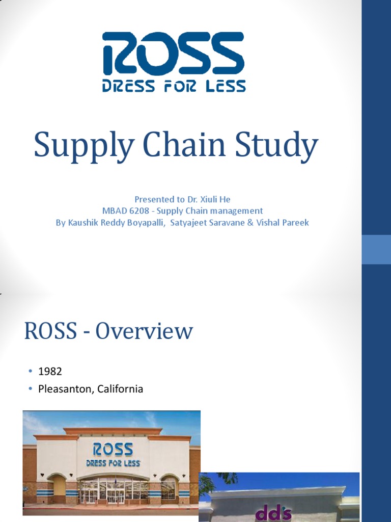 Ross Supply Chain Study | PDF | Inventory | Supply Chain
