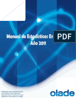 Manual de Estadisticas Energeticas de OLADE