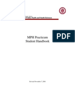 MPH Practicum Manual