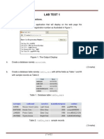 Lab Test 1: Instruction: Answer ALL Questions