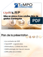 Presentation OpenERP RMLL