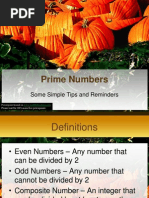 Prime Numbers