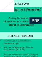 RTI ACT 2005: What Is Right To Information?