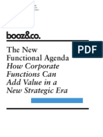 BoozCo The New Functional Agenda