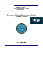 DOD - Implementation Plan for Pandemic Influenza