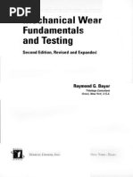 Mechanical Wear Fundamentals