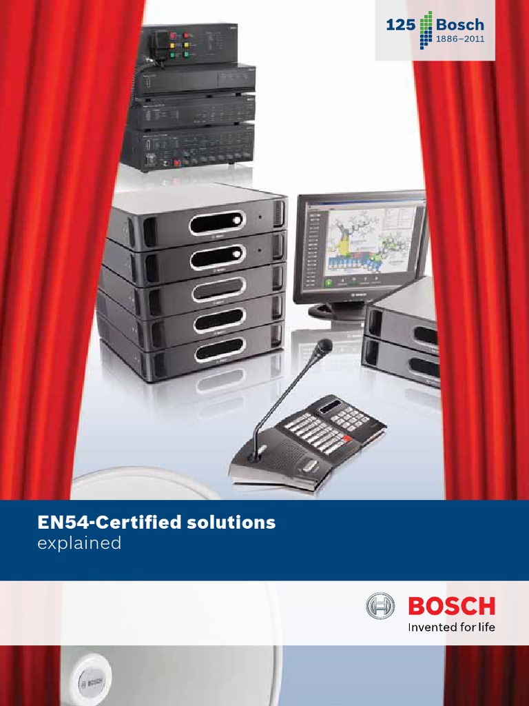 EN54 Certification Booklet v6 | PDF | Battery Charger | Security Alarm