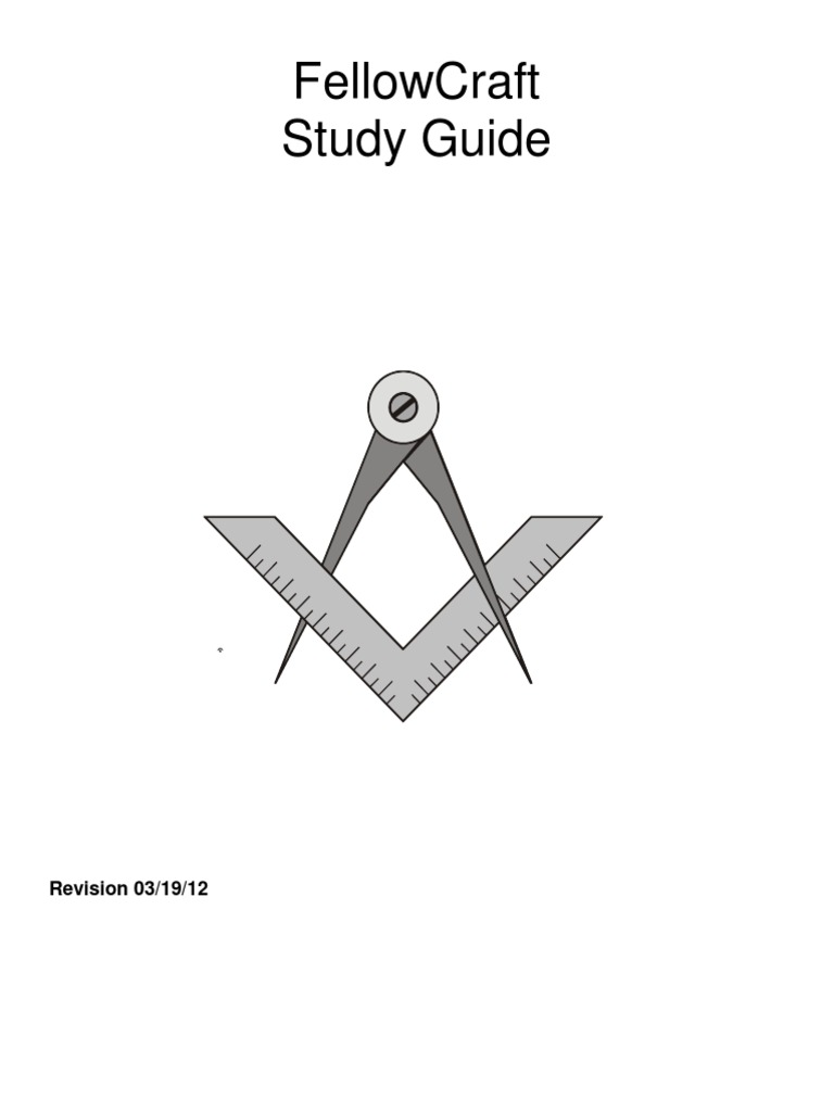 Fellowcraft Degree Study Guide | PDF | Column